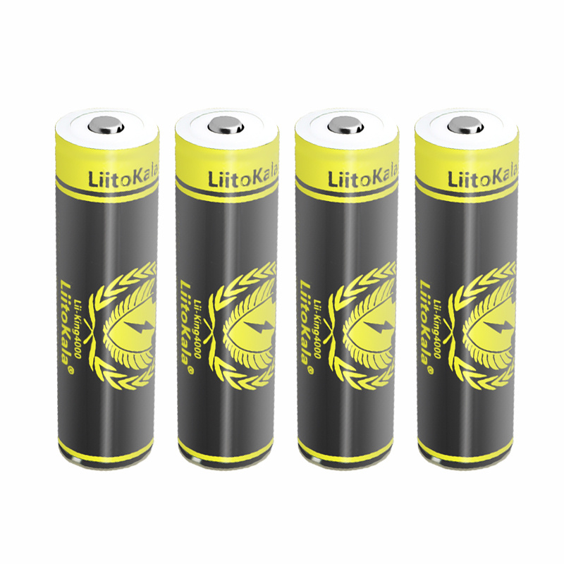 Vape Battery 18650 - 1-10pcs LiitoKala KING4000-PCB 18650 battery 3.7V