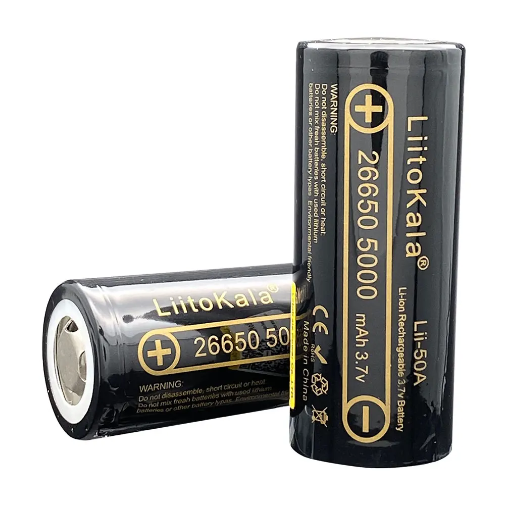 1-10PCS  LiitoKala Lii-50A 266 - Vape Battery 18650 review and price