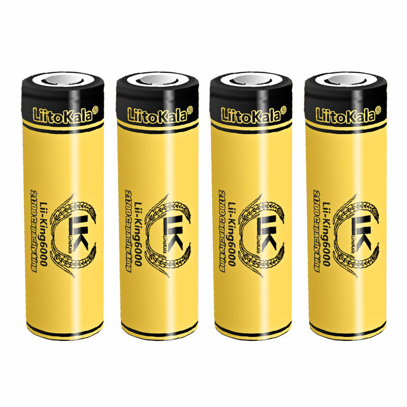 4pcs LiitoKala 3.7V 18650/2170 - Vape Battery 18650 review and price