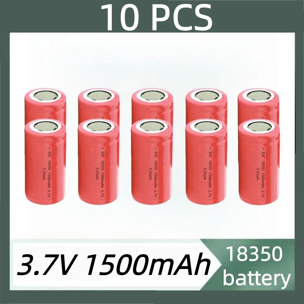 1-10PCS 3.7V 18350 High-Capaci - Vape Battery 18650 review and price